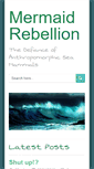 Mobile Screenshot of mermaid-rebellion.com