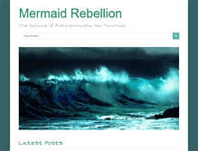 Tablet Screenshot of mermaid-rebellion.com
